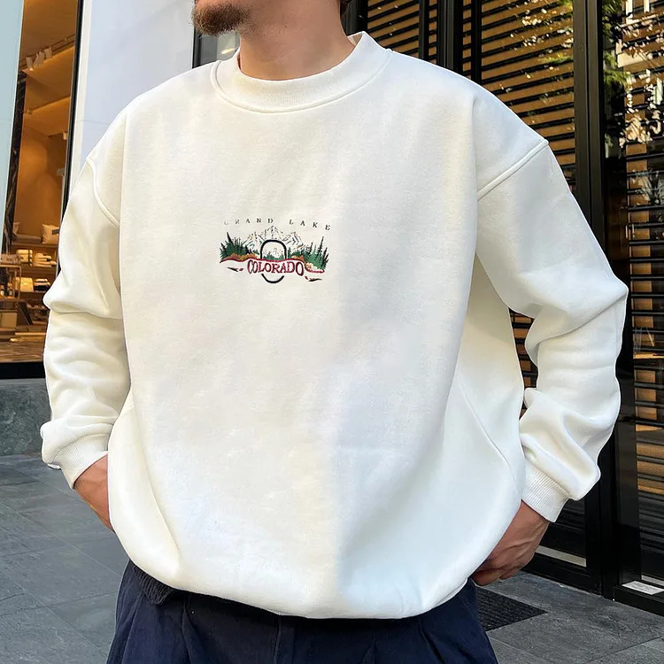 Autumn Long Sleeve Halloween Casual Sublimation Sweater 3D Printing Fleece Pullover Oversize Sweatshirts for Men